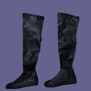 ⚠️SOLD⚠️  J/SLIDES || PETRA FAUX LEATHER OVE THE KNEE SHOES